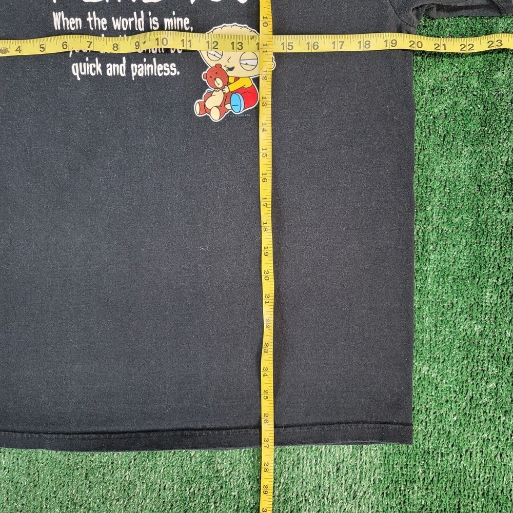 Vintage Family Guy Stewie I Like You Funny Shirt Black M TV Adult Swim 2003 Fox - Picture 7 of 7